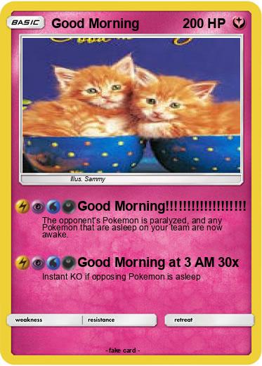 Pokemon Good Morning