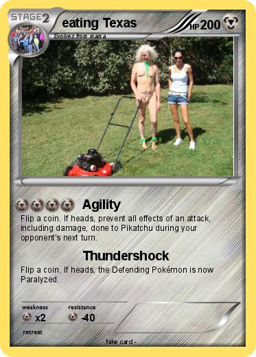 Pokemon eating Texas