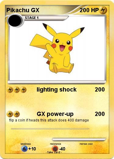 Pokemon Pikachu GX