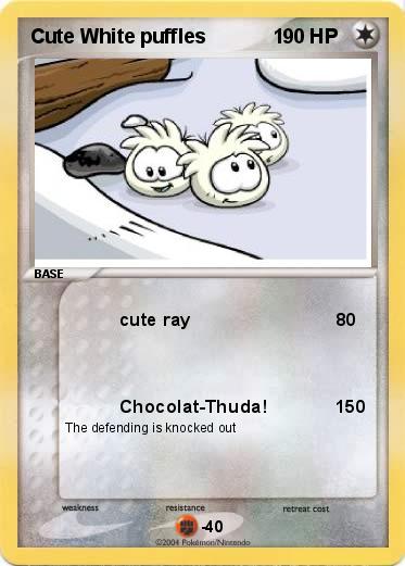 Pokemon Cute White puffles            1