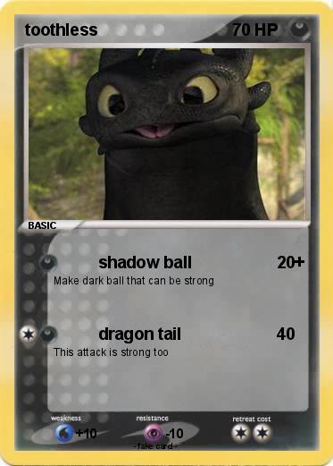 Pokemon toothless