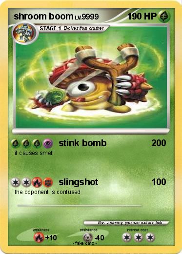 Pokemon shroom boom