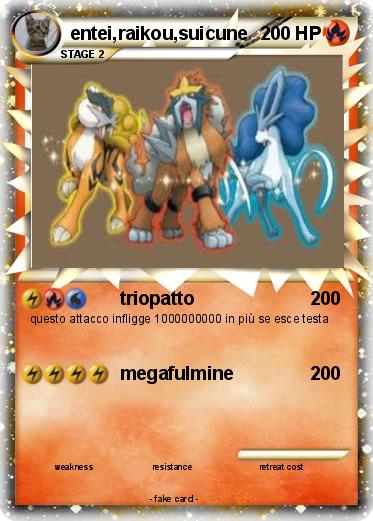 Pokemon entei,raikou,suicune