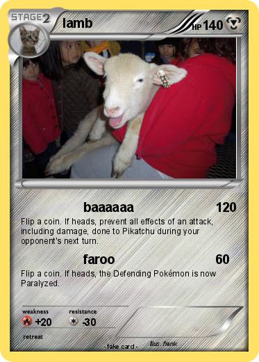 Pokemon lamb