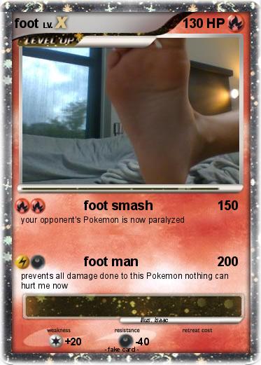Pokemon foot