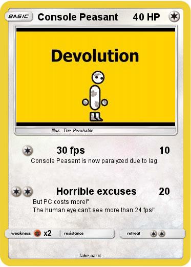 Pokemon Console Peasant