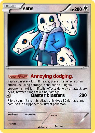 Pokemon sans