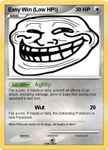 Pokemon Easy Win (Low HP!)