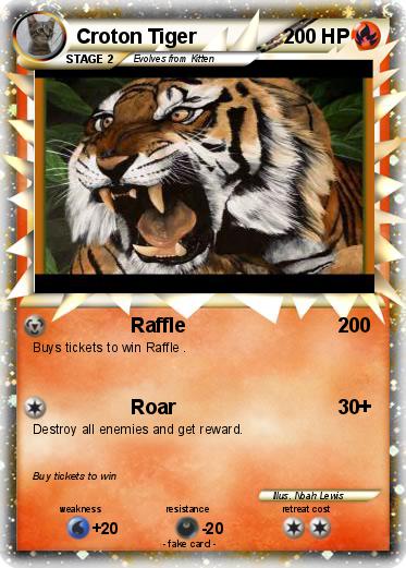 Pokemon Croton Tiger