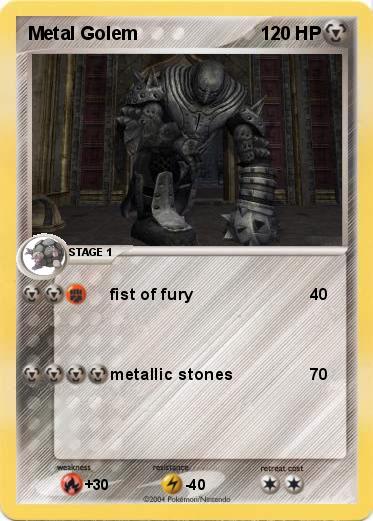 Pokemon Metal Golem