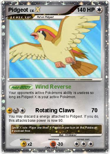 Pokemon Pidgeot