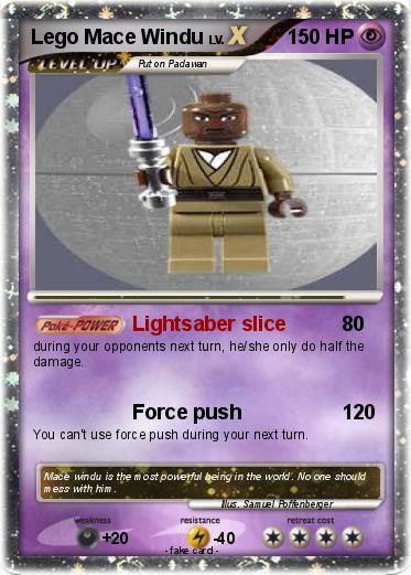 Pokemon Lego Mace Windu