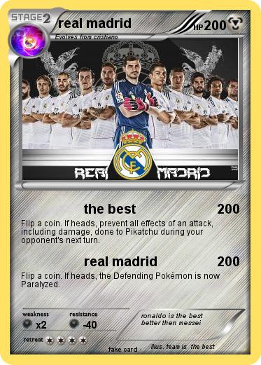 Pokemon real madrid