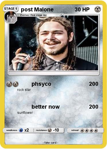 Pokemon post Malone