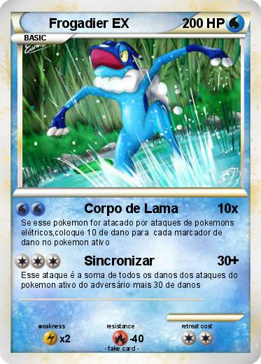 Pokemon Frogadier EX