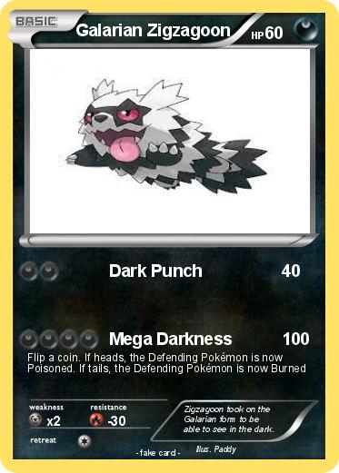 Pokemon Galarian Zigzagoon