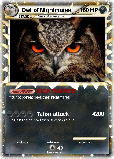 Pokemon Owl of Nightmares