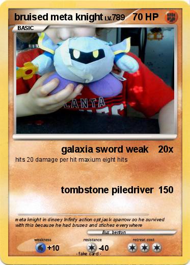 Pokemon bruised meta knight