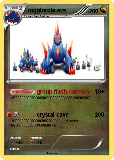 Pokemon rogginrole evs