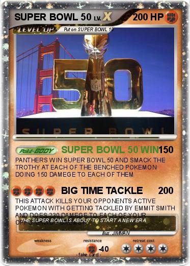 Pokemon SUPER BOWL 50