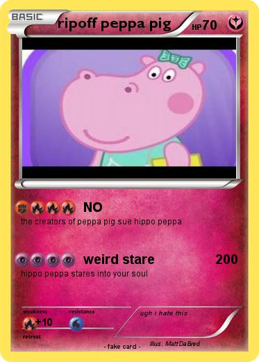 Pokemon ripoff peppa pig