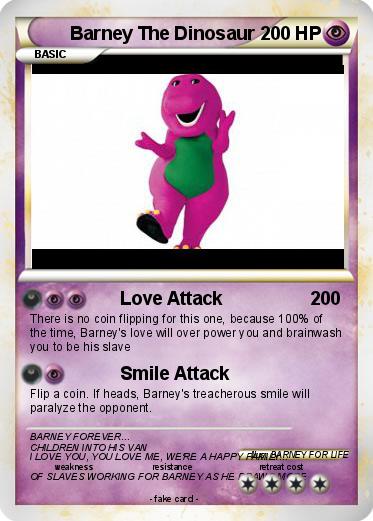 Pokemon Barney The Dinosaur