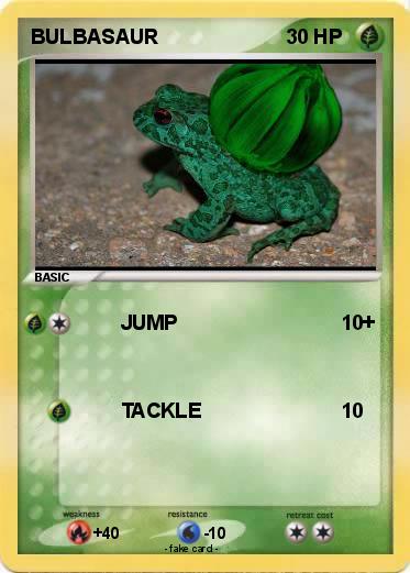 Pokemon BULBASAUR