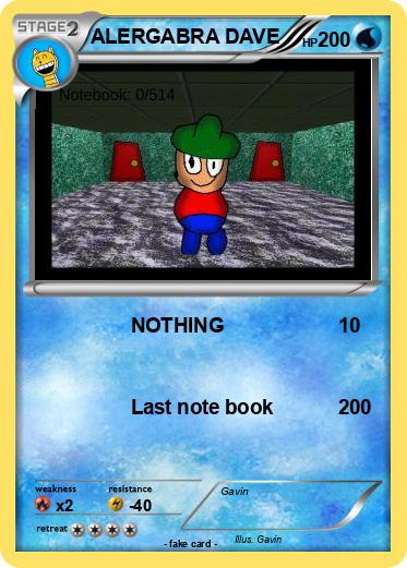 Pokemon ALERGABRA DAVE
