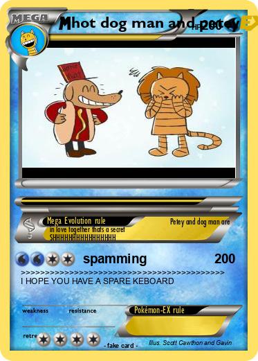 Pokemon hot dog man and petey