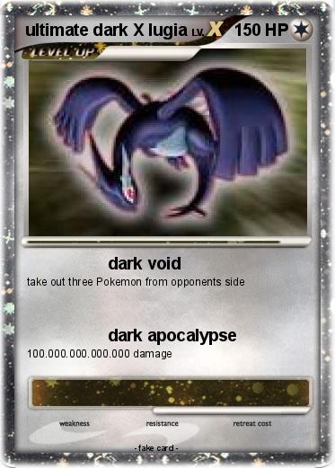 Pokemon ultimate dark X lugia
