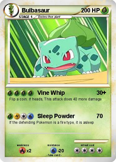 Pokemon Bulbasaur