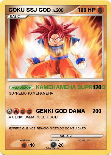 Pokemon GOKU SSJ GOD