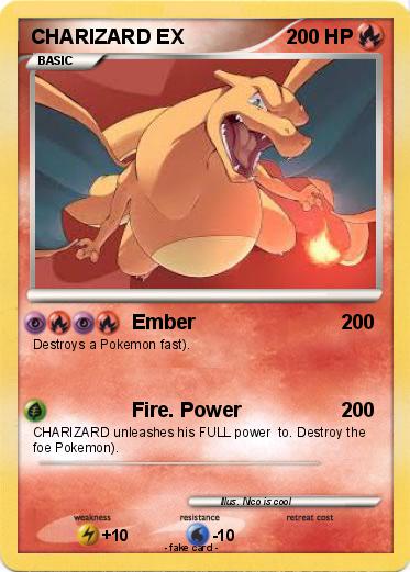 Pokemon CHARIZARD EX