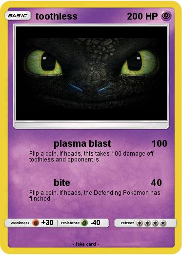 Pokemon toothless
