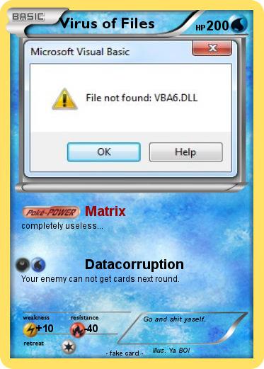 Pokemon Virus of Files