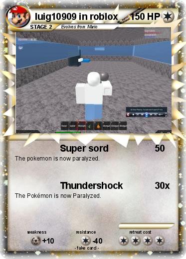 Pokemon luig10909 in roblox
