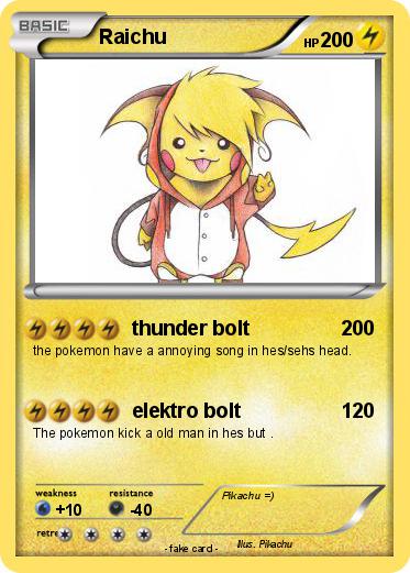 Pokemon Raichu