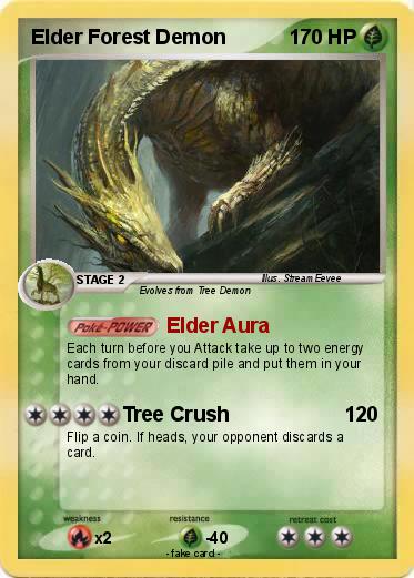 Pokemon Elder Forest Demon
