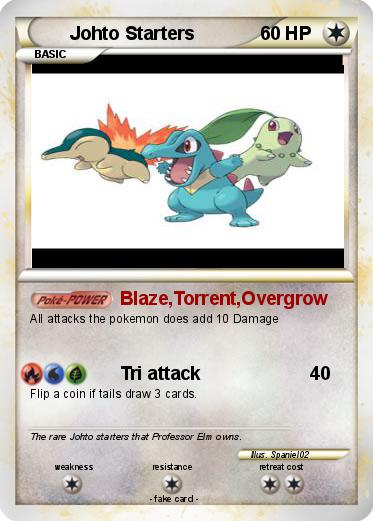 Pokemon Johto Starters