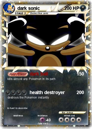 Pokemon dark sonic
