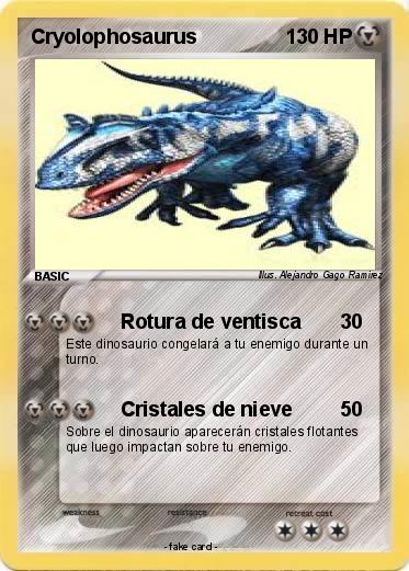 Pokemon Cryolophosaurus