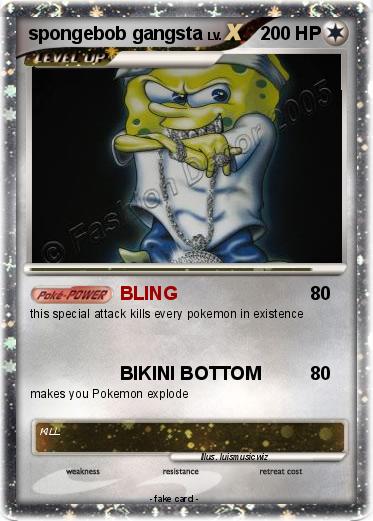 Pokemon spongebob gangsta