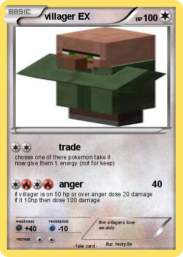 Pokemon villager EX