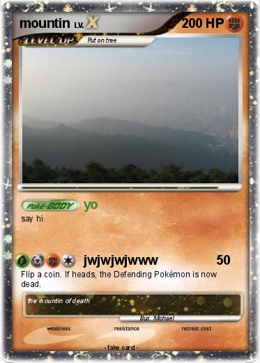 Pokemon mountin