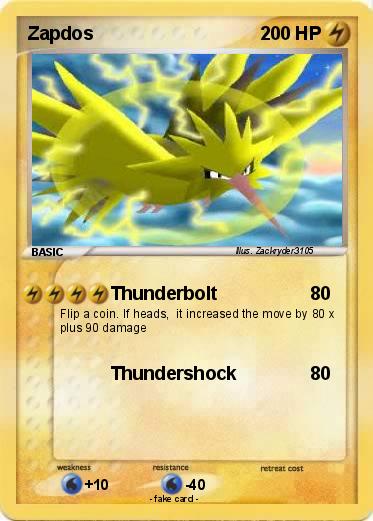Pokemon Zapdos