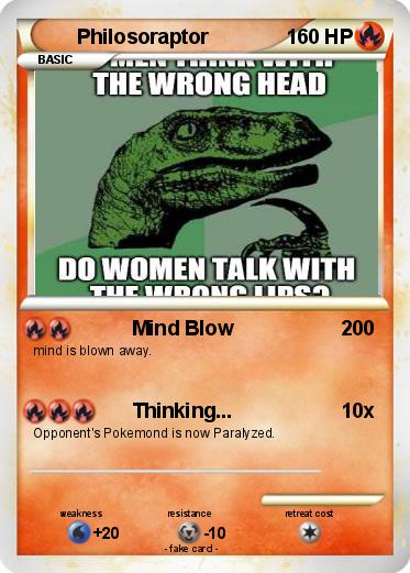 Pokemon Philosoraptor