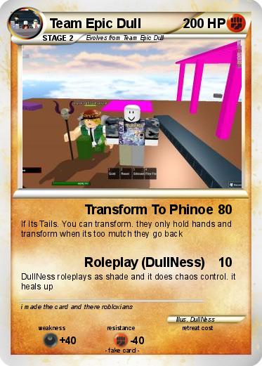 Pokemon Team Epic Dull