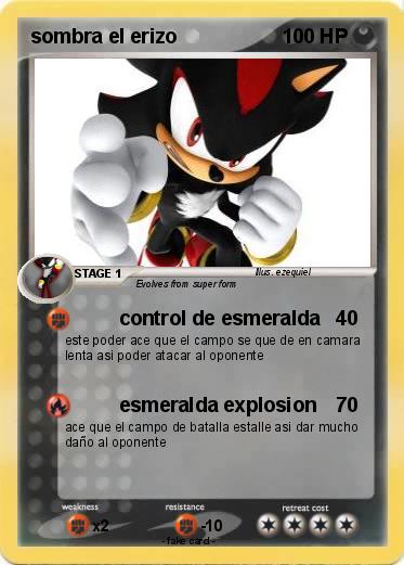 Pokemon sombra el erizo
