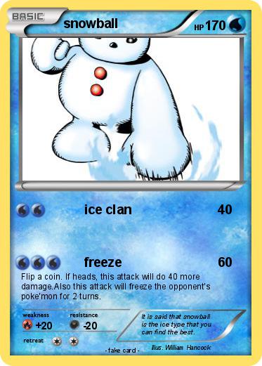 Pokemon snowball