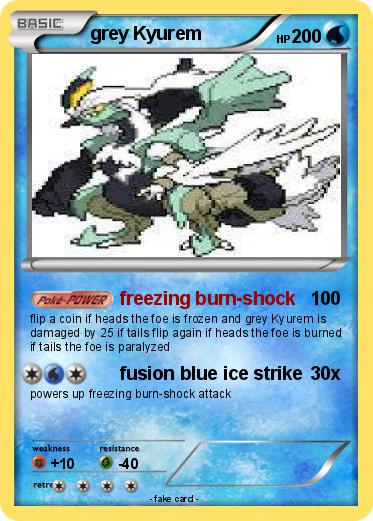 Pokemon grey Kyurem